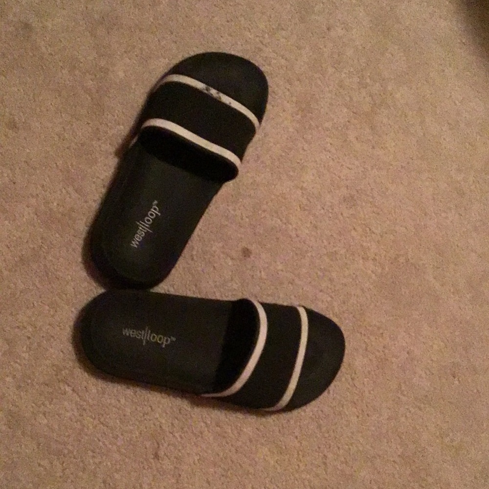 These are a pair of some black and white slides from West Loop